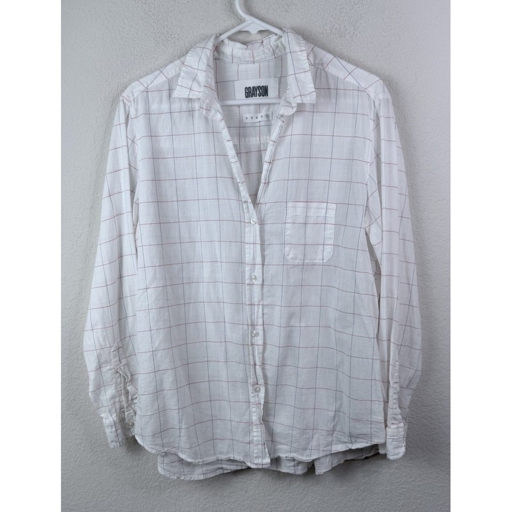 Grayson By Frank & Eileen The Hero Shirt Sz 05/ XL Plaid Button Down Minimalist